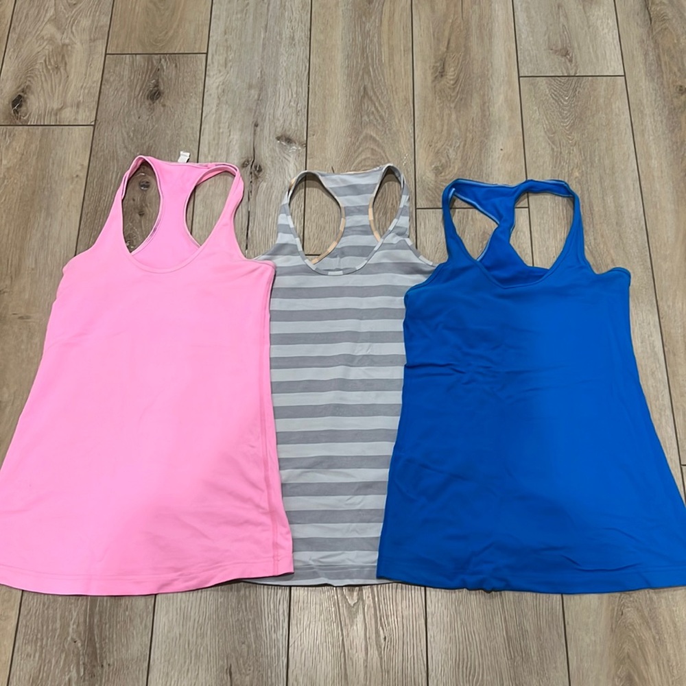 ✅SOLD:Lululemon racerback fitted tanks